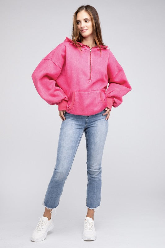 Bibi Stitch Detailed Elastic Hem Hoodie