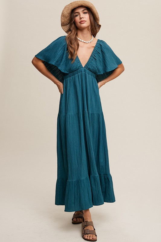 Jacklyn Emerald Maxi Dress