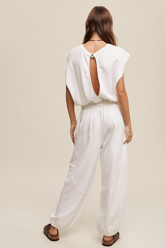 Top Golf French Terry Loose Jogger Jumpsuit