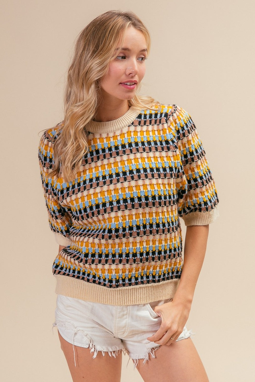 BiBi Gracie Multi Knit Sweater