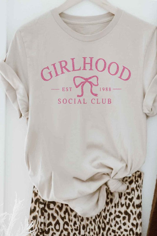 GIRLHOOD SOCIAL CLUB COQUETTE GRAPHIC TEE