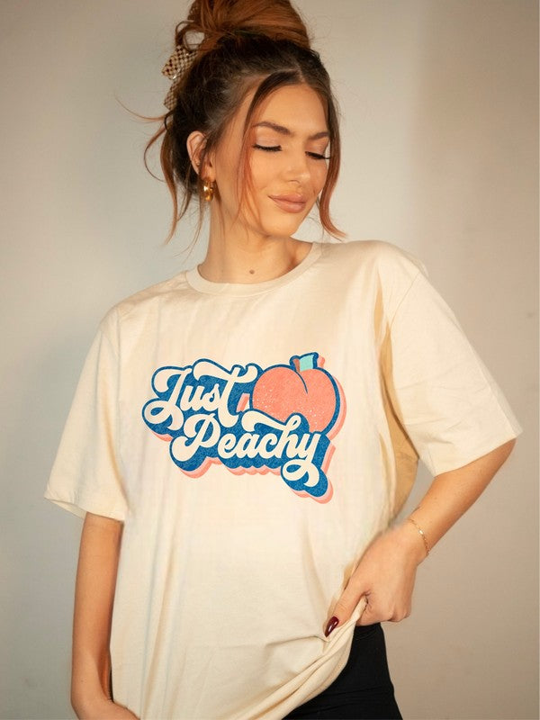 Just Peachy Softstyle Graphic Tee