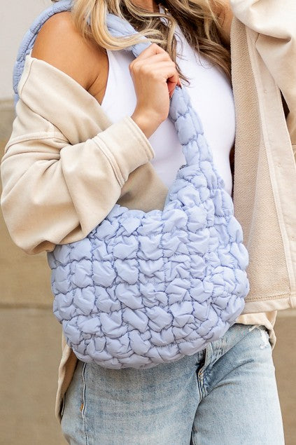 Dale Quilted Puffer Shoulder Bag