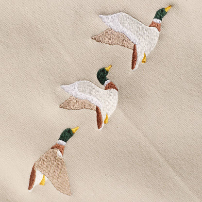 Flying Mallard Embroidered Heavyweight Fleece Sweatshirt