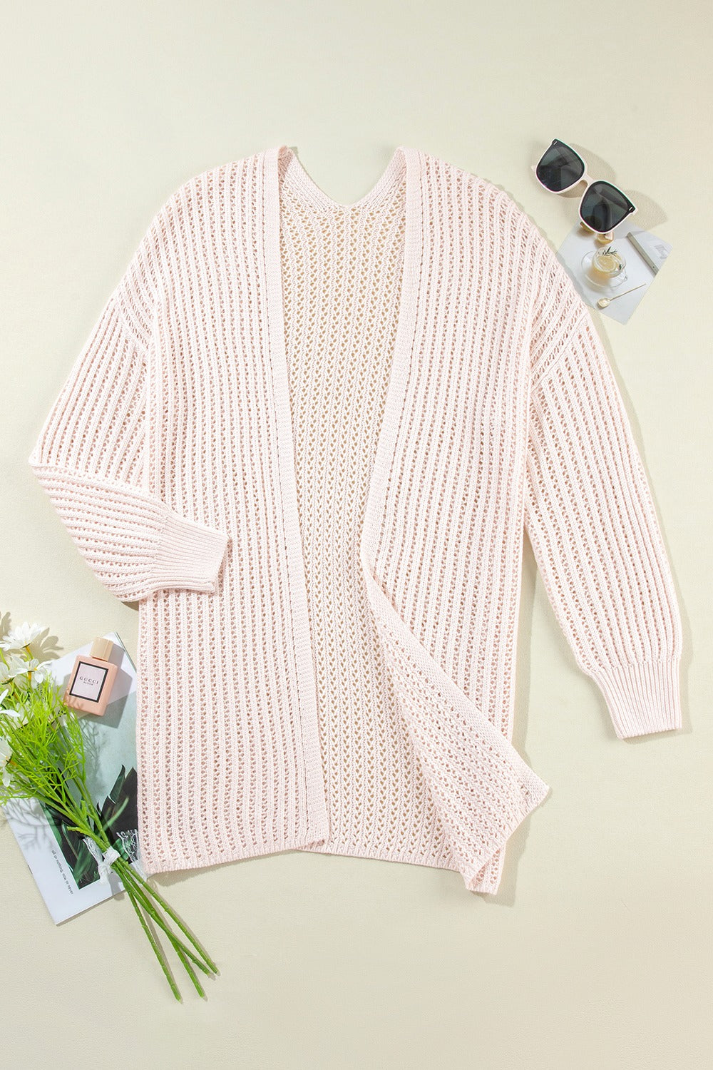 Don’t be A Fool Open Knit Cardigan