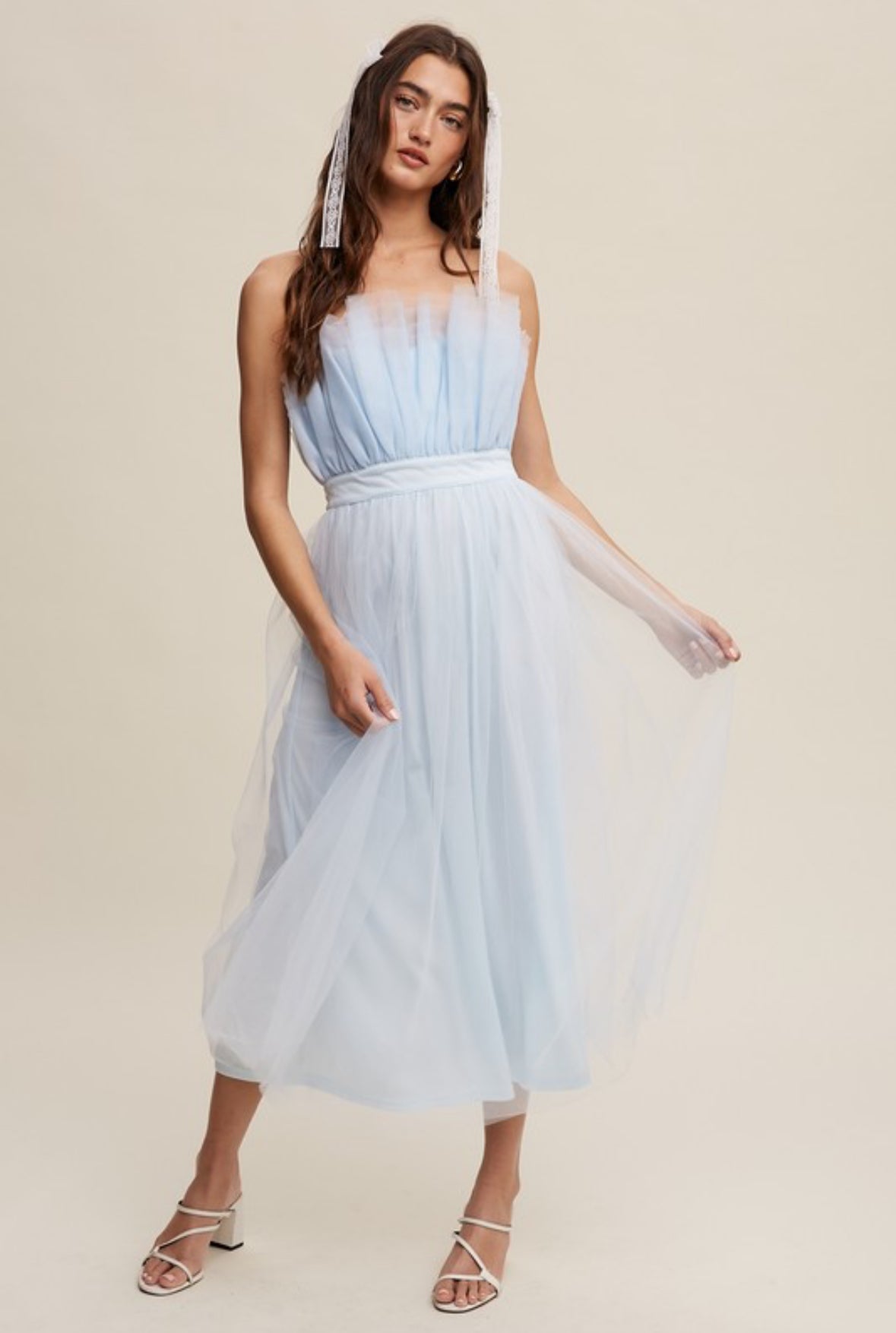 The Hannah Chiffon Midi Dress