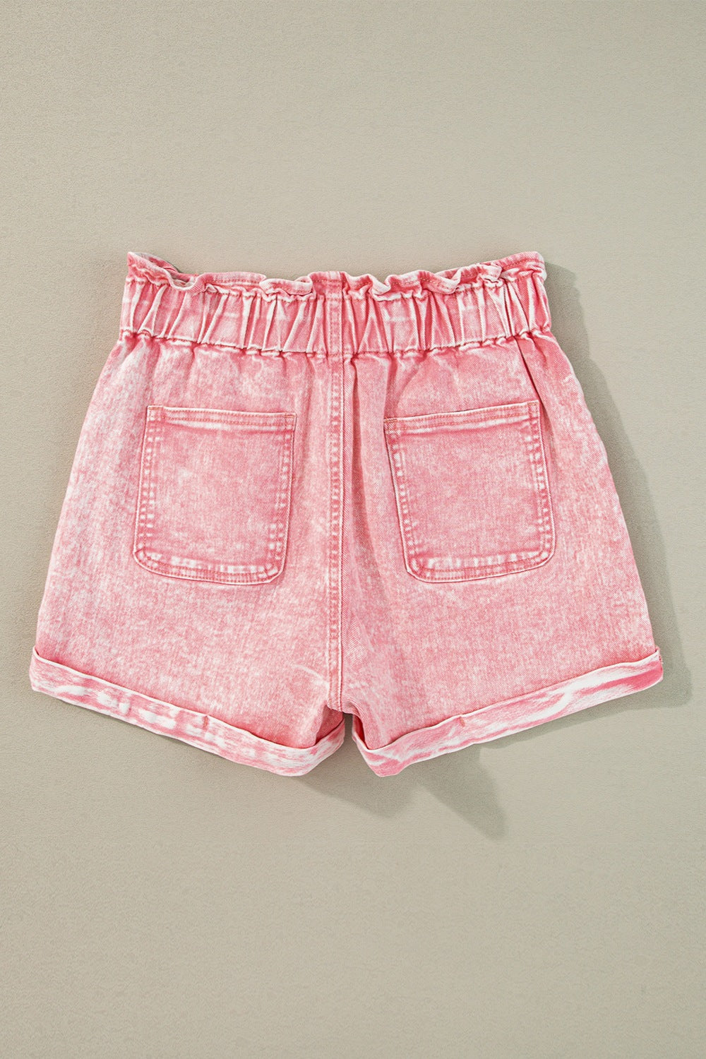 Lily Grace Paperbag Denim Shorts