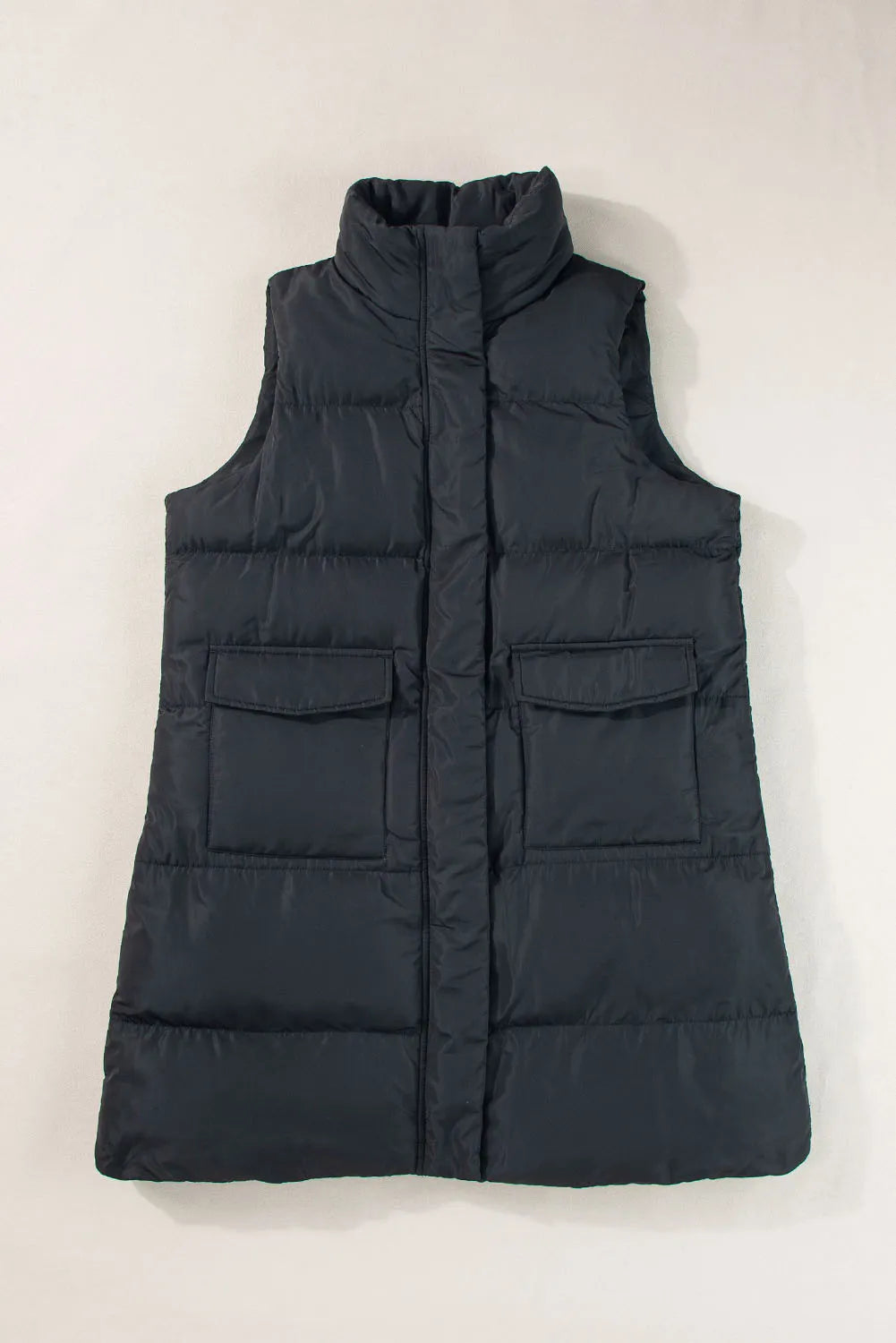 Amelia Pocketed Zip Up Vest