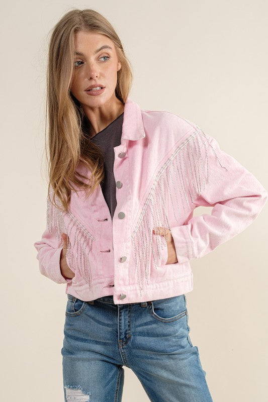 Riley Crop Denim Jacket