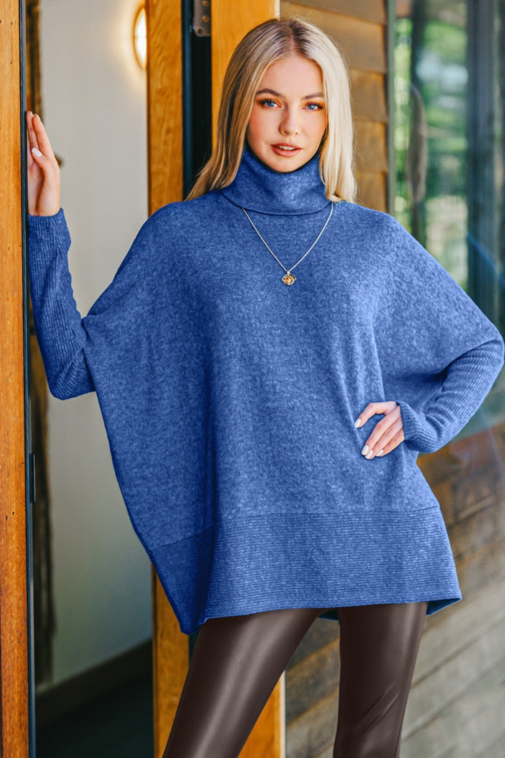 Zenana Brushed Melange Sweater