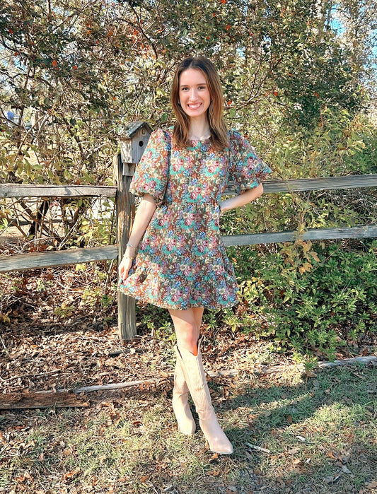 Hannah Floral Mini Dress