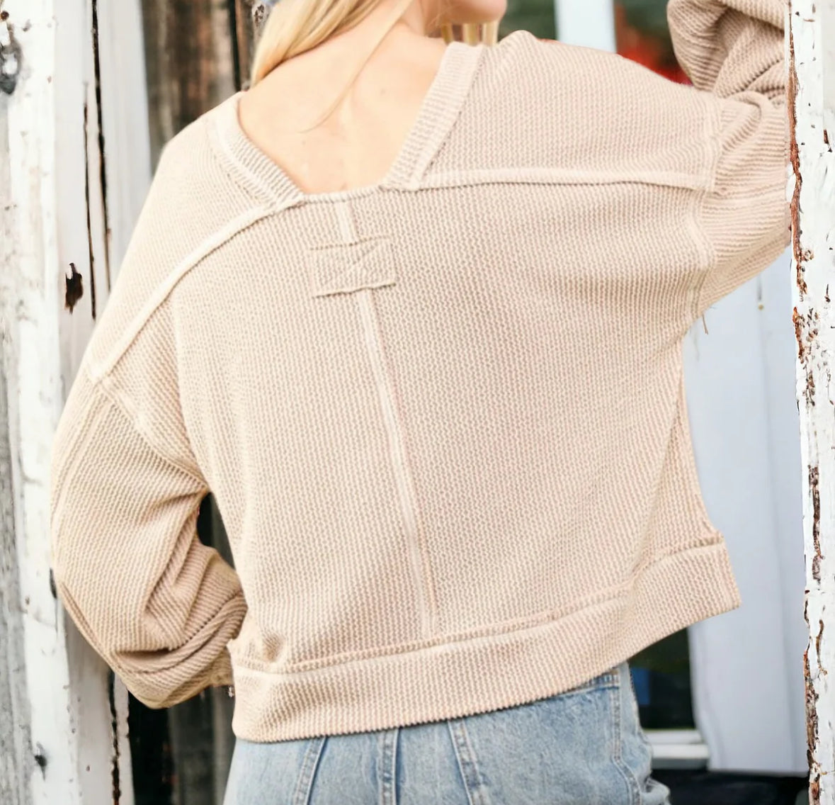 Molly Taupe Top