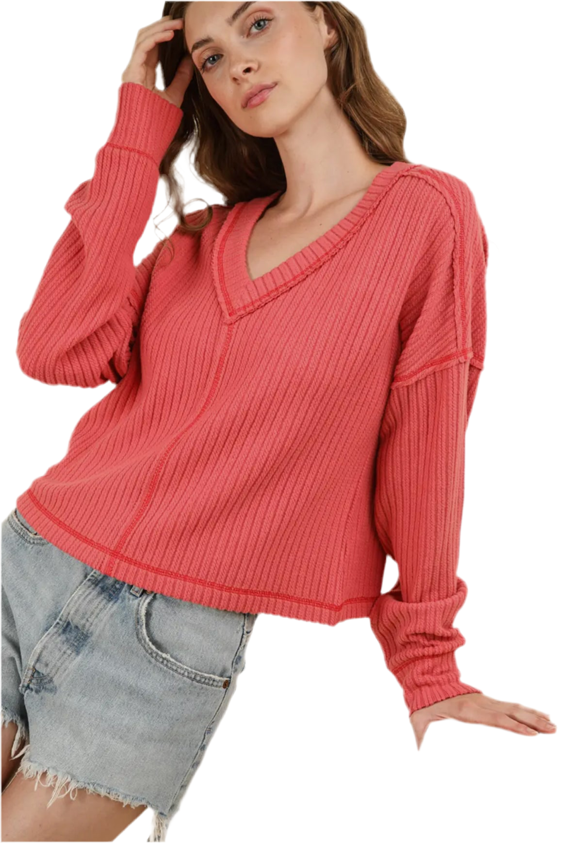 Rainey Coral Top