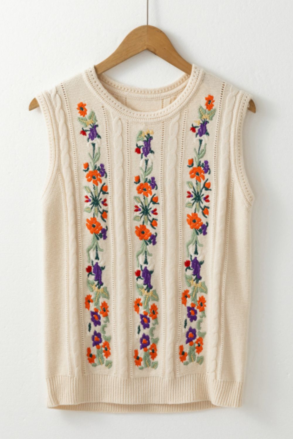 Sprint to Spring Embroidered Sweater