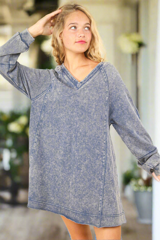 VERY J Mineral Washed Dress