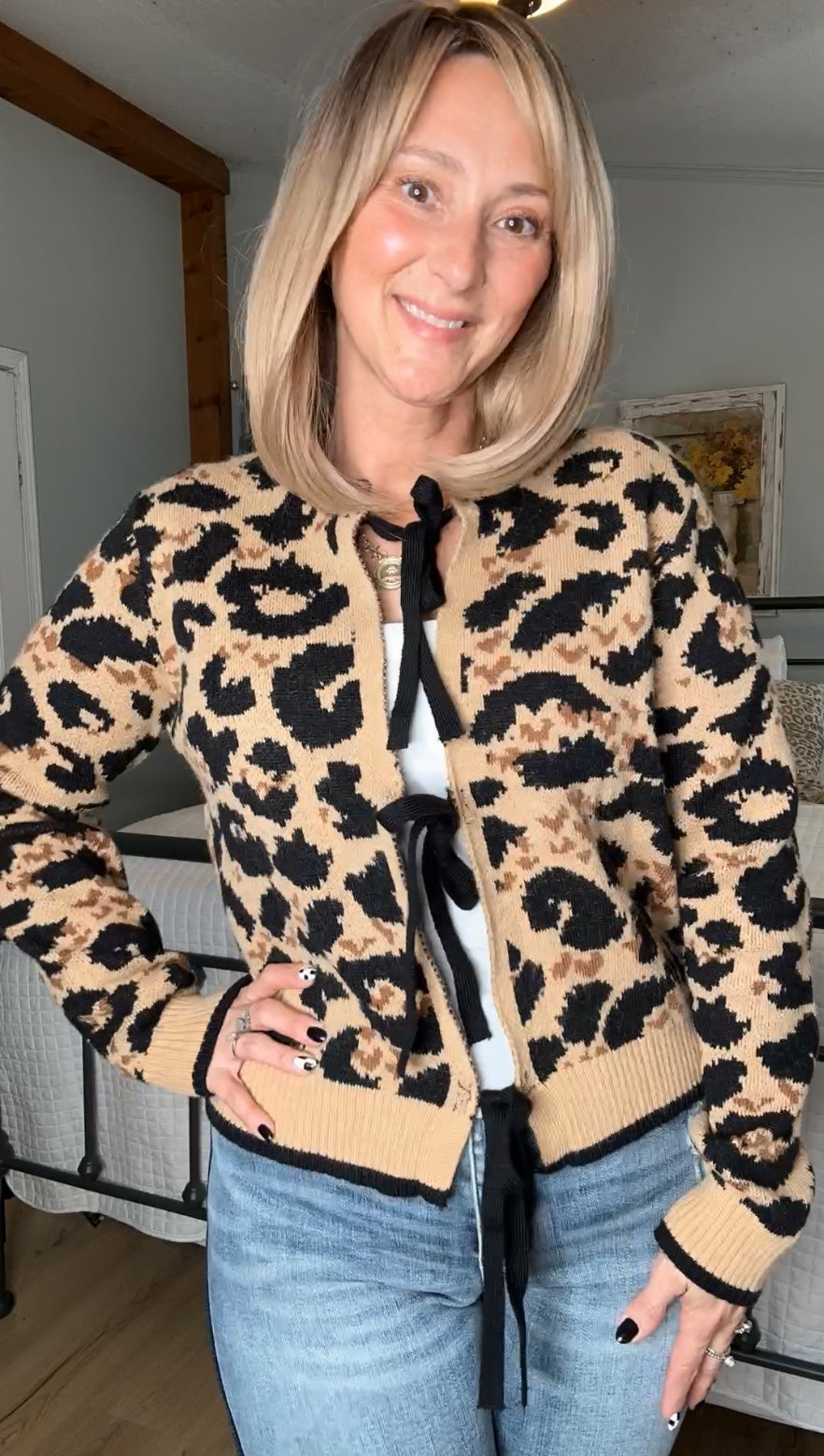 Lighten Up Leopard Sweater