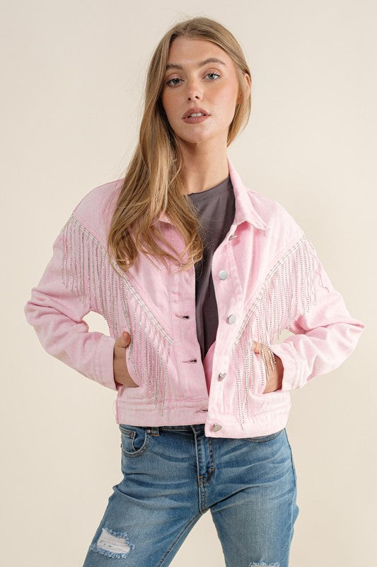 Riley Crop Denim Jacket