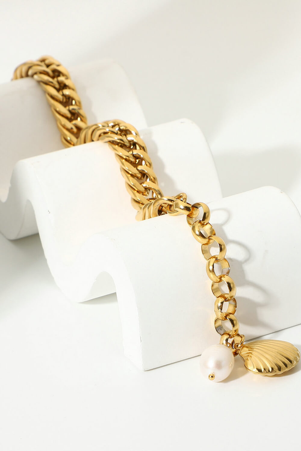 Brittany Shell Chain Bracelet