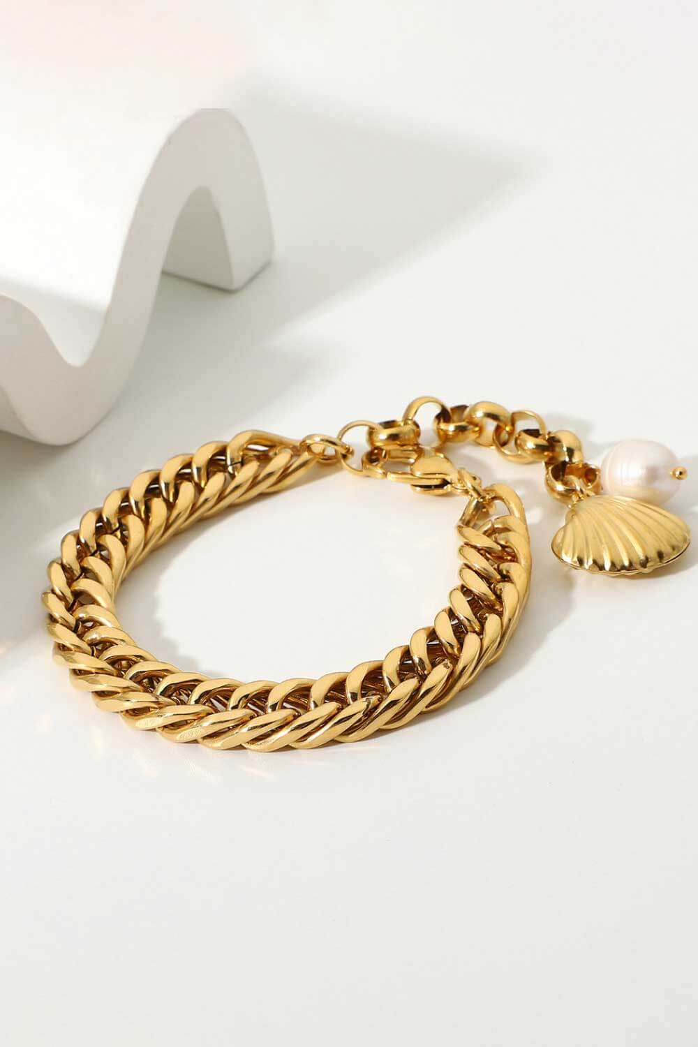 Brittany Shell Chain Bracelet