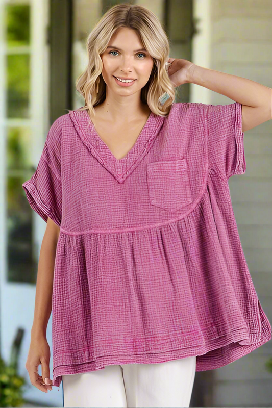 Mittoshop Mineral Wash Top