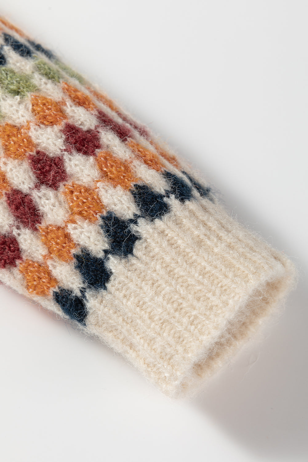 Dotty Knit Button-Up V-Neck Sweater Cardigan