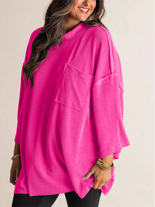 Addie Oversized Dropped Shoulder Top
