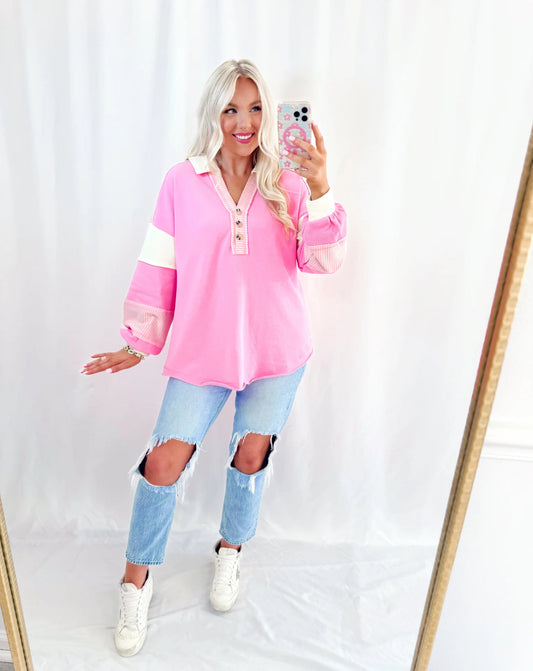 Pretty Casual Raglan Top