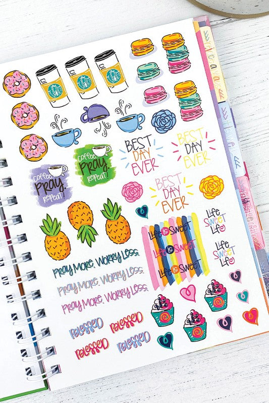 Faith-Based Gratitude Journal w Stickers 52-Week