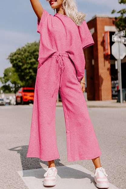 9 to 5 Wide Leg Pants Set