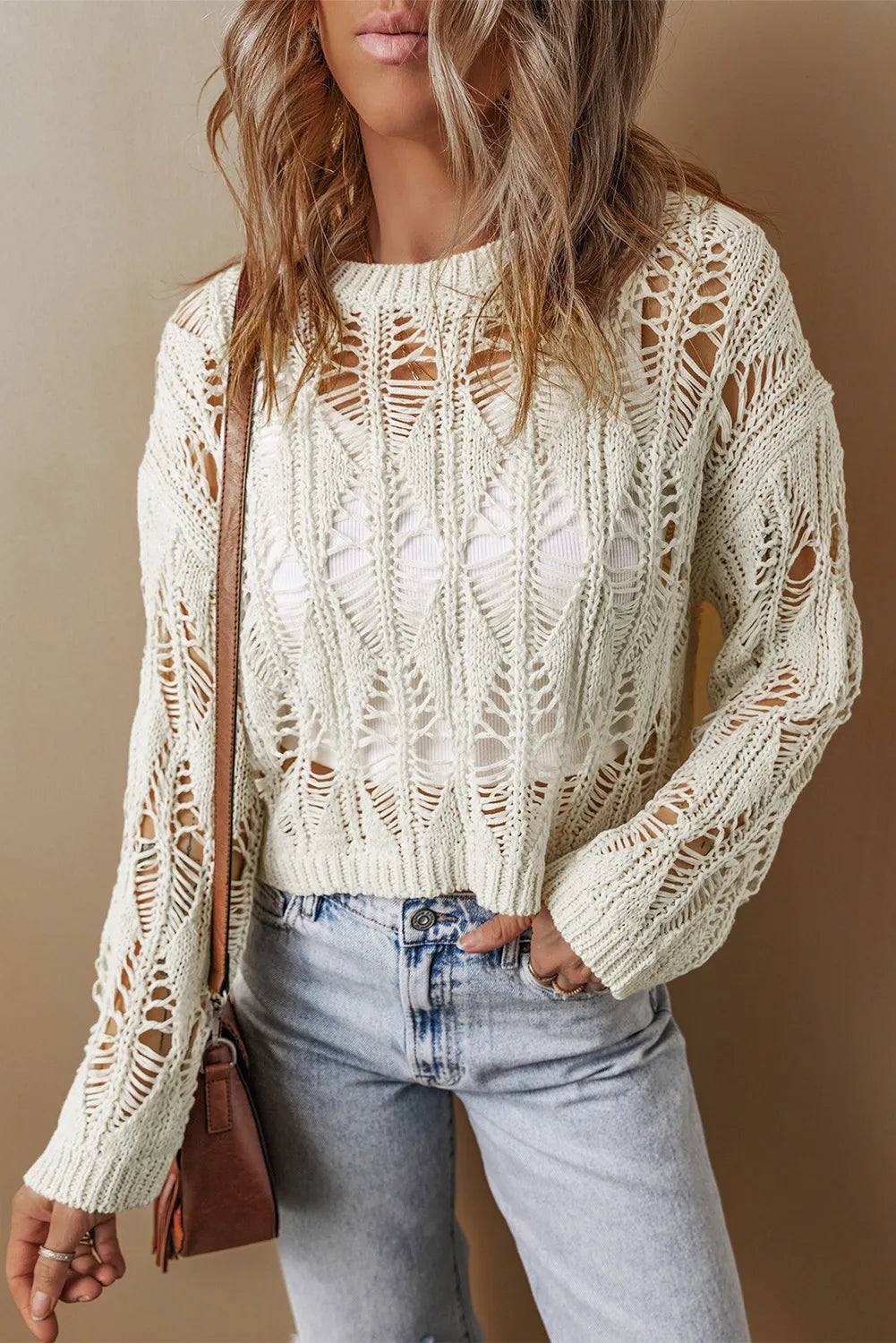 Hillary Dawn Cutout Knit Top