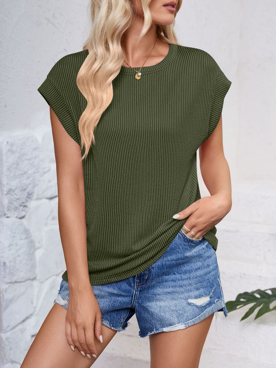 One At A Time Textured Top