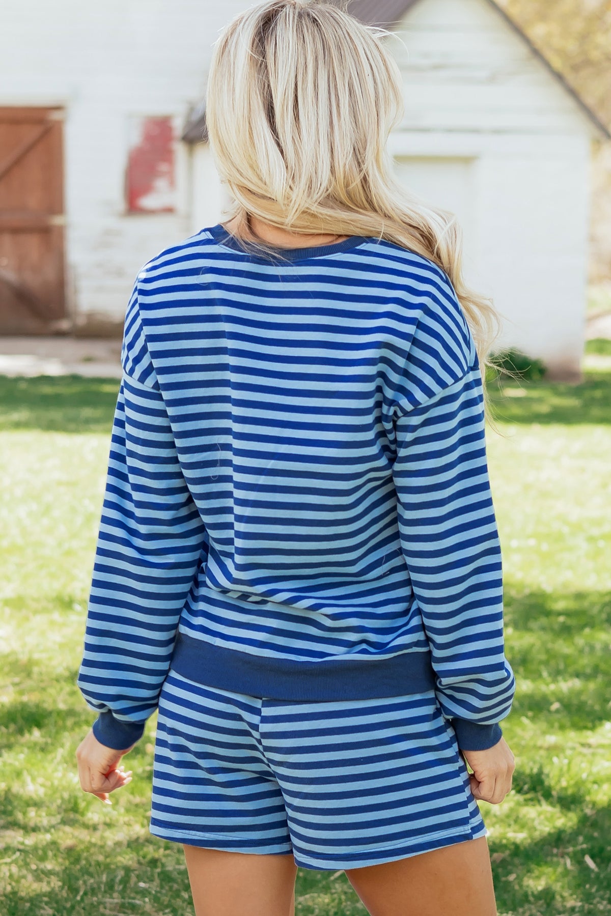 2026 Striped Shorts Set