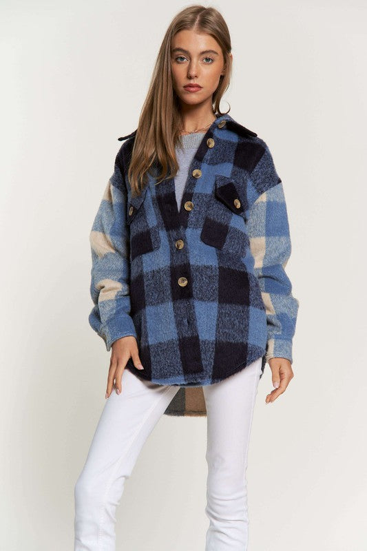 Into Plaid Shacket