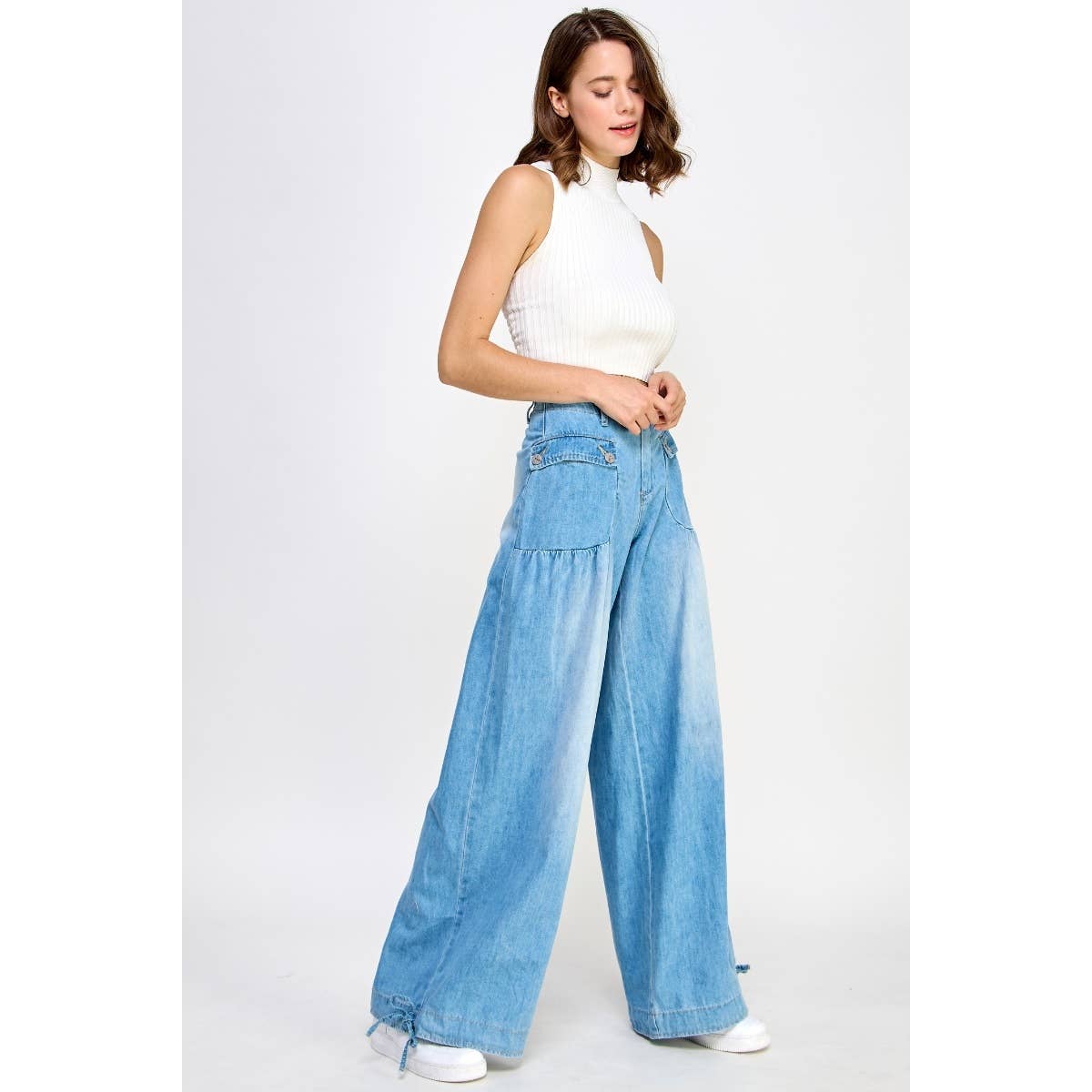 Loving Life Wide Leg Jeans
