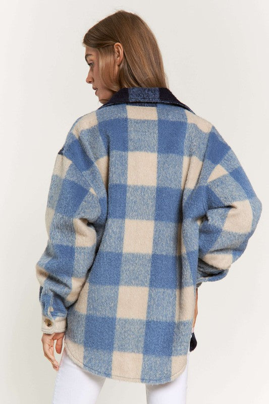 Into Plaid Shacket