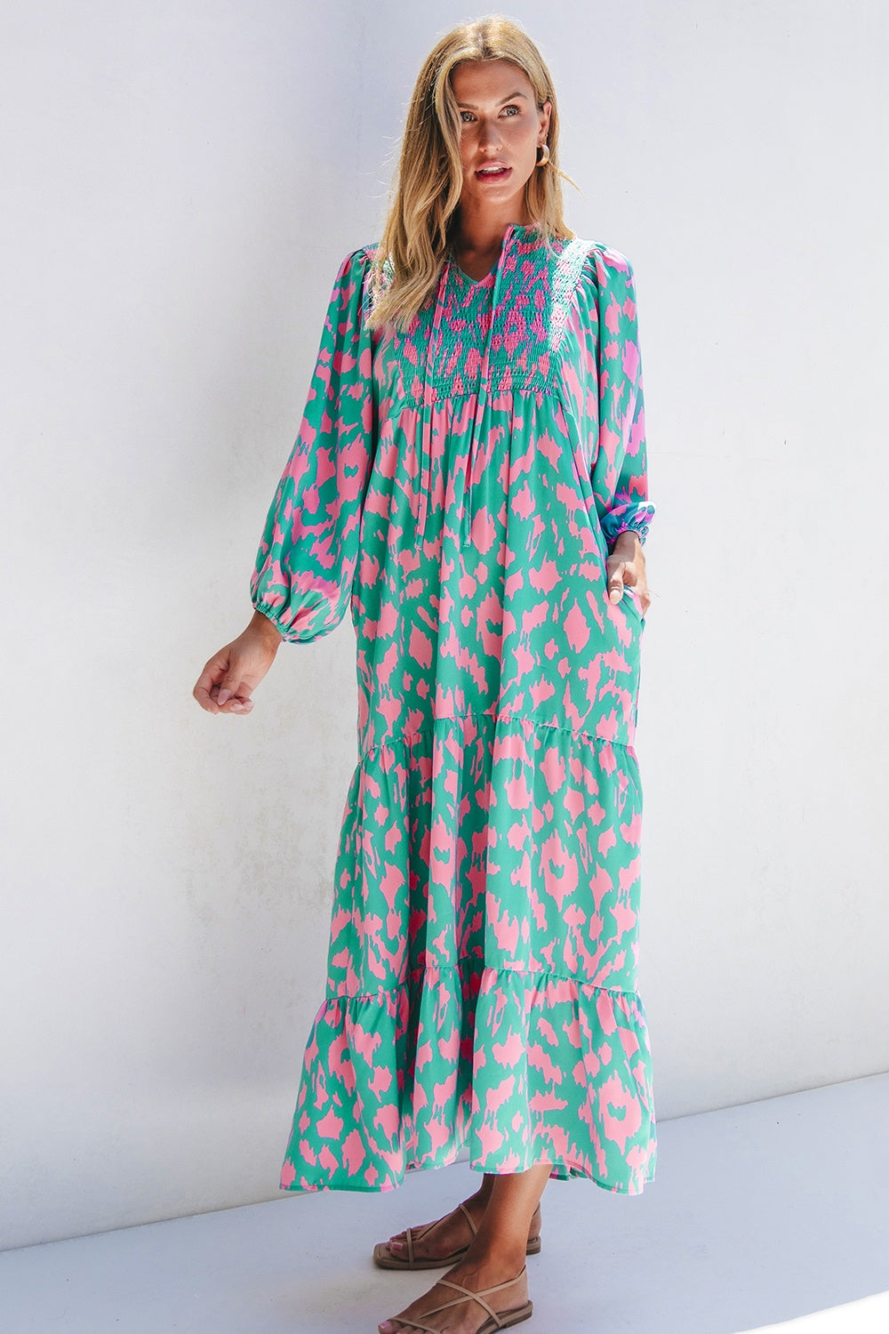 Lynn Smocked Maxi Dress