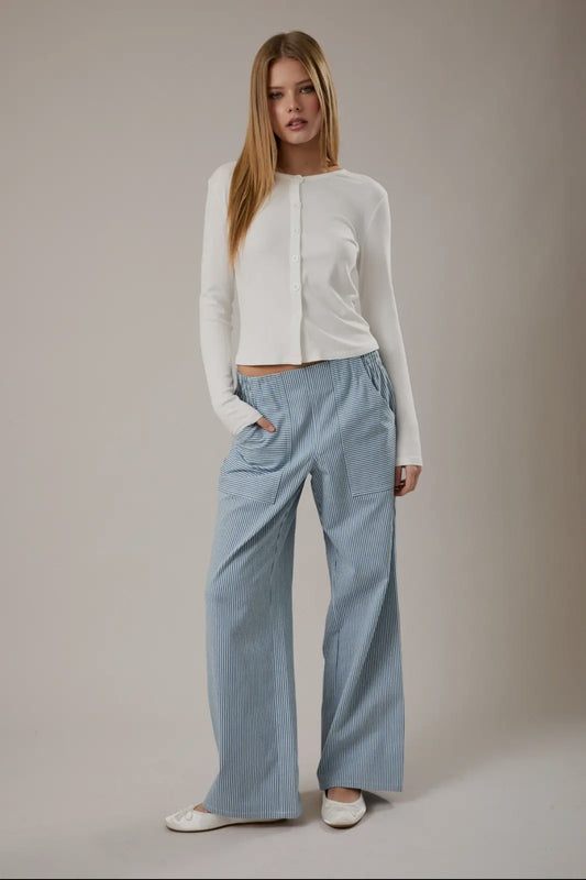 The New Year Linen Wide Leg Pants