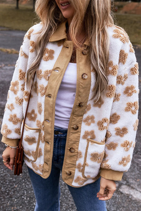 Flower Power Button Up Jacket