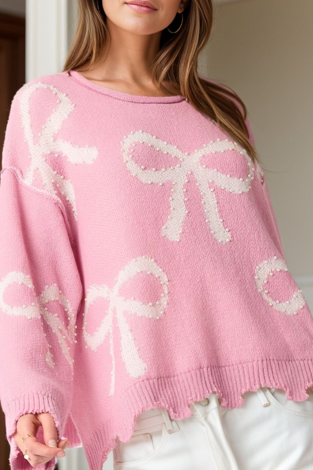 The Peyton Bows Sweater