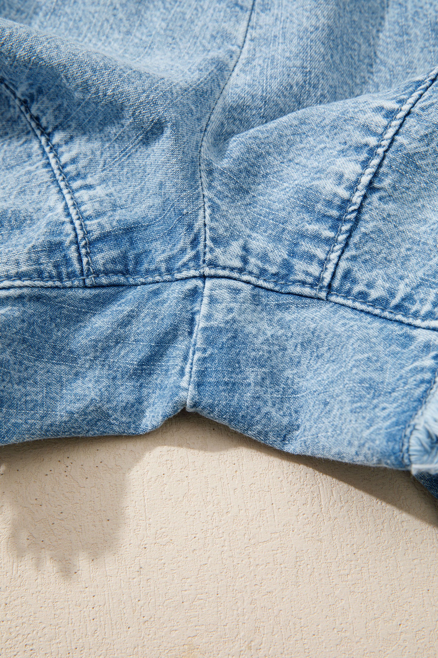 Baseball Day Denim Shorts