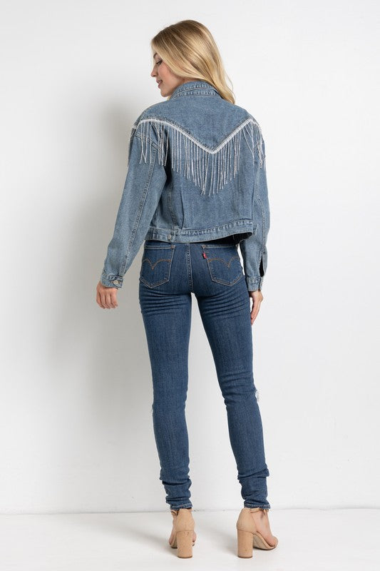 Riley Crop Denim Jacket