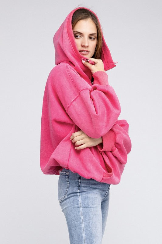 Bibi Stitch Detailed Elastic Hem Hoodie