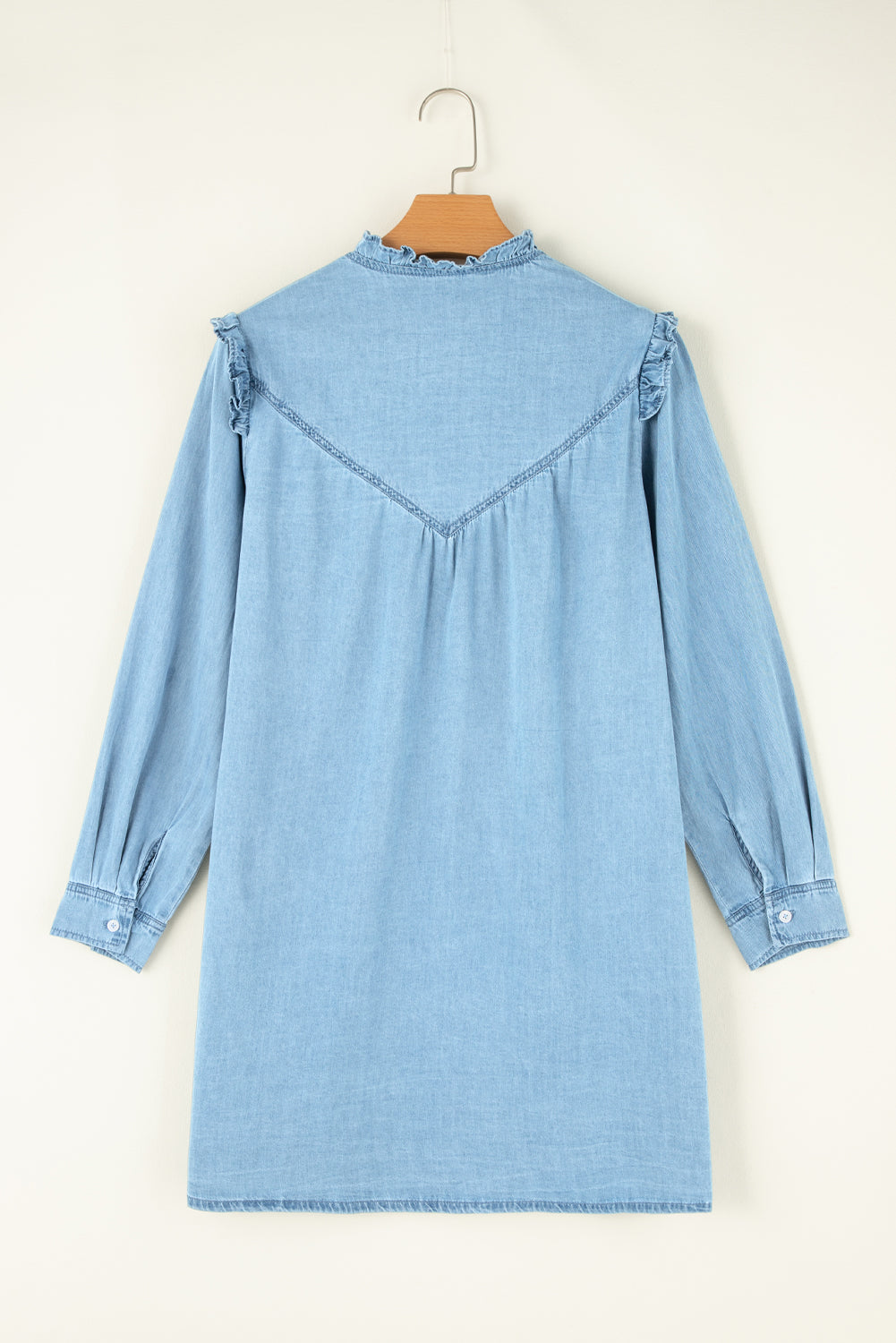 Adele Button Up Denim Dress