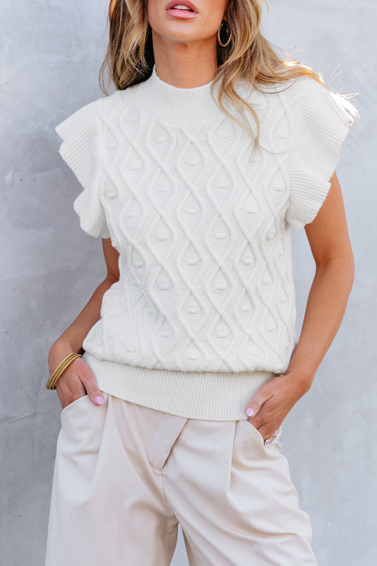 Lainey Cable Knit Top