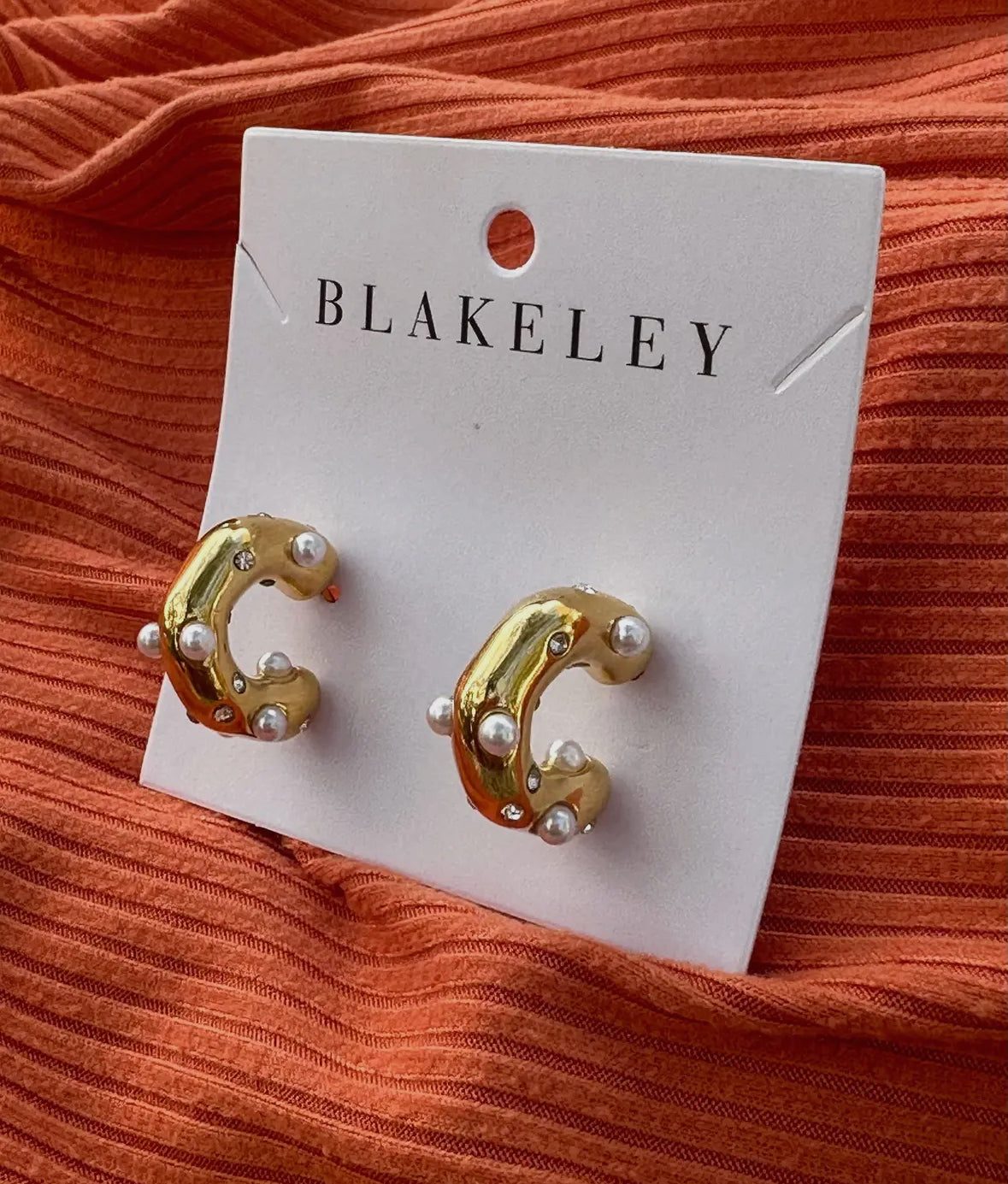 Love's Perfect Pair Pearl Hoops