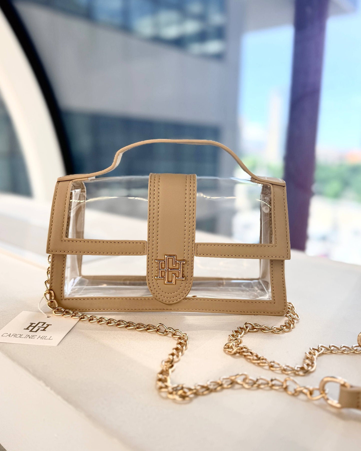 Grace Clear Bag Nude