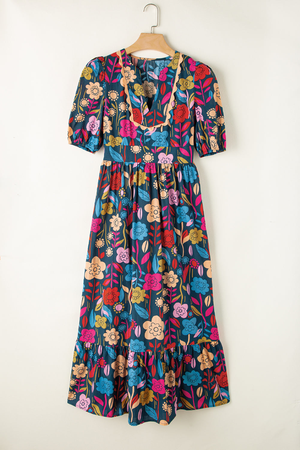 Fields of Floral Midi Dress