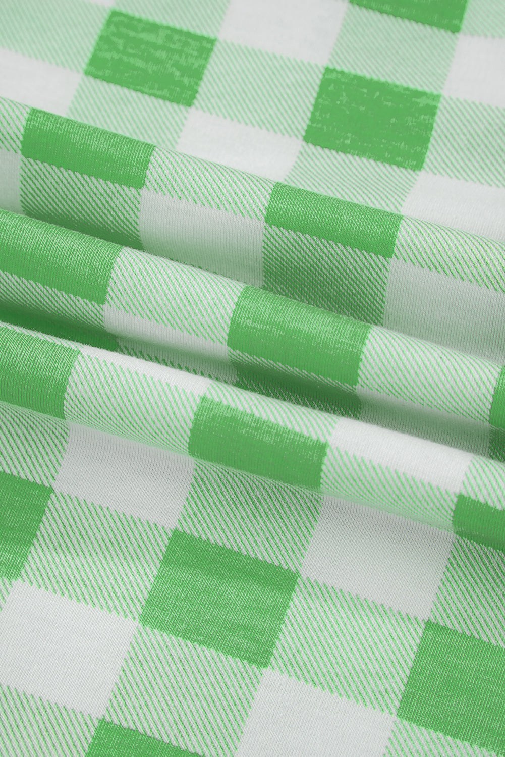 Plus Size Christmas Plaid Contrast Trim Pajama Set