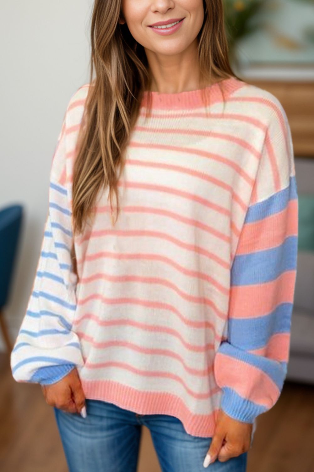 Natalie Striped Sweater