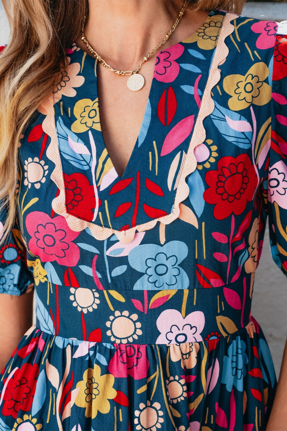 Fields of Floral Midi Dress